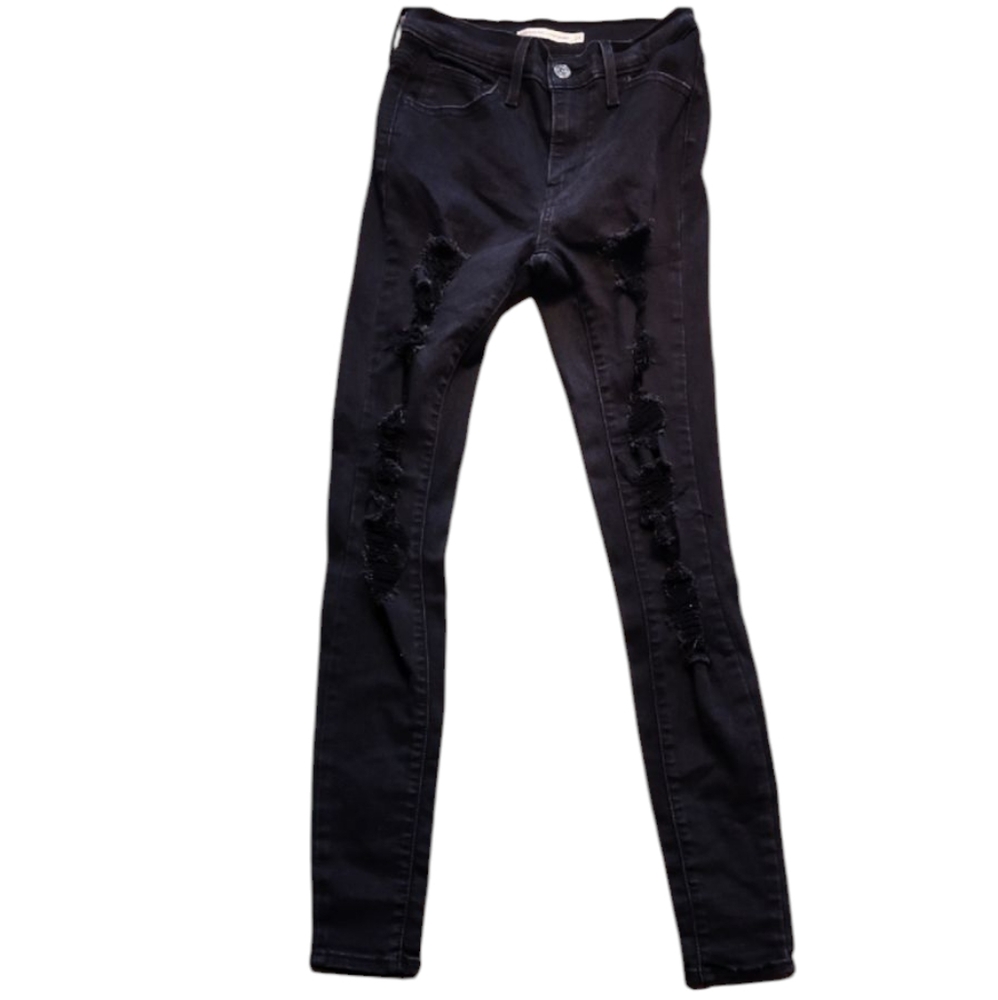 Levi's 720 High-rise Super Skinny Size 24 Women's Distressed